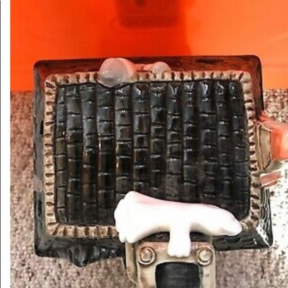 Fitz and Floyd Halloween boo house cookie jar - Picture 5 of 8